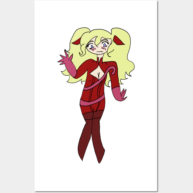 Ann Takamaki Panther Chibi Sticker, Pin, + Others Wall Art by nhitori